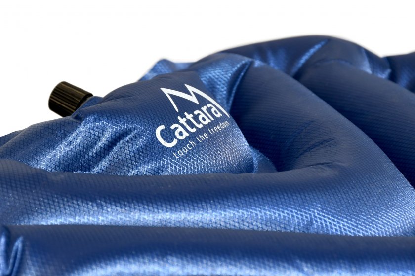 Matelas de sol gonflable Track 5cm bleu