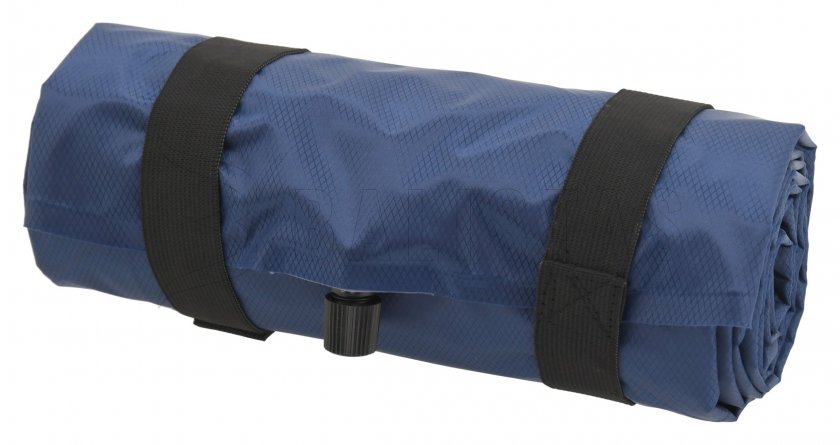 Matelas de sol gonflable Track 5cm bleu
