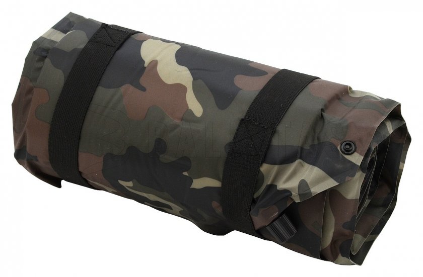 Zelfopblazende slaapmat Cattara Navy 2,5cm met kussen 6