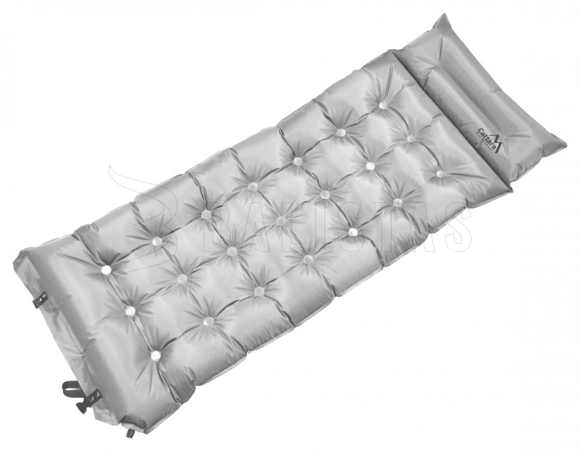 Zelfopblazende slaapmat Cattara Midnight 180x66x4cm met kussen