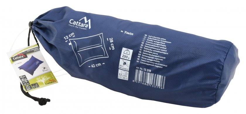 Coussin autogonflant Twin bleu