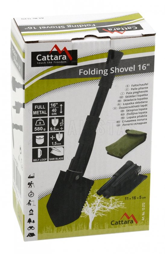 Pelle pliante métallique 40 cm