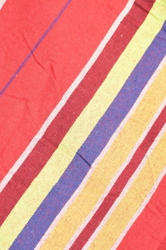 Hamac TEXTIL 200x100 cm rouge-jaune