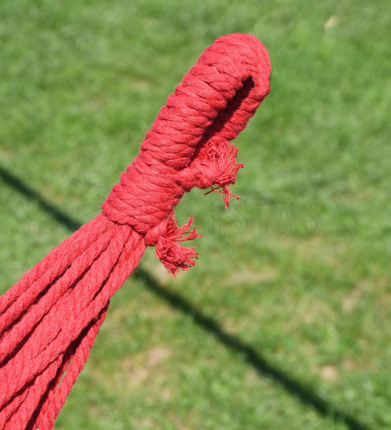 Hamac TEXTIL 200x100 cm rouge-jaune