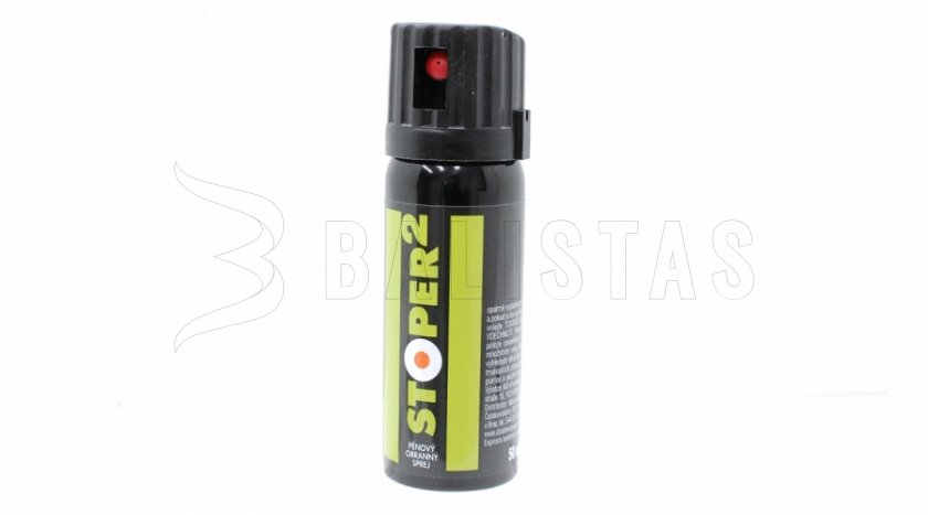 Verdedigingsspray peperspray STOPER2 schuim 40ml