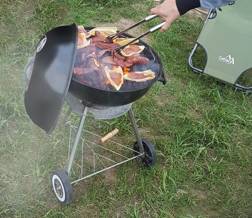 Houtskoolgrill ketelmodel Bari 46 cm
