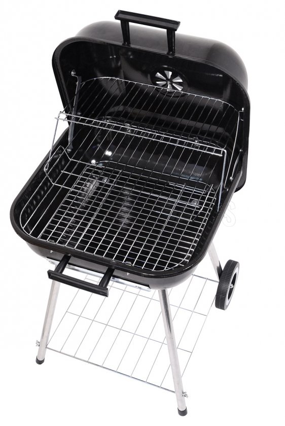 Houtskoolbarbecue rechthoekig Trapani 46 cm