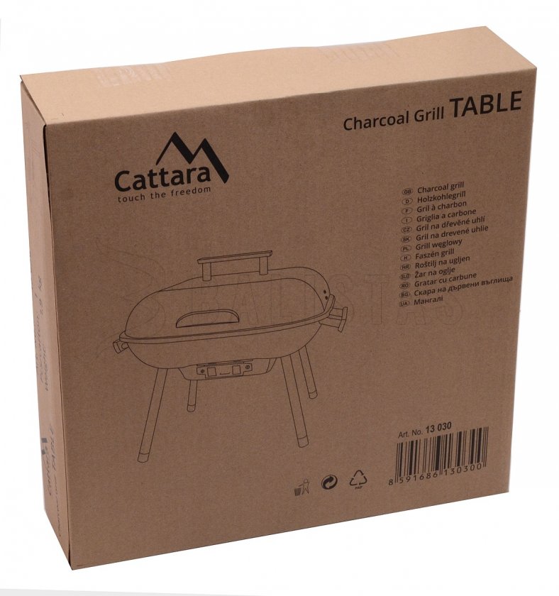 Houtskoolbarbecue Table 37 cm