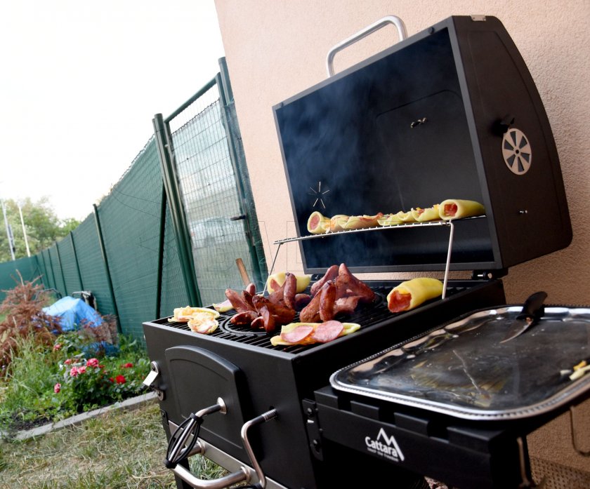 Houtskoolbarbecue Royal gietijzeren rooster