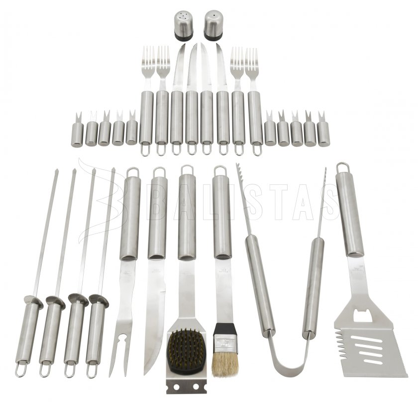 Grillgereedschap set 30 stuks ALU koffer
