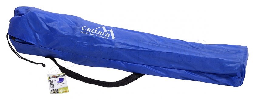 Chaise de camping pliable Bari bleue