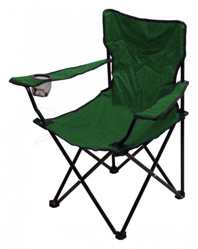 Chaise de camping pliante Bari verte