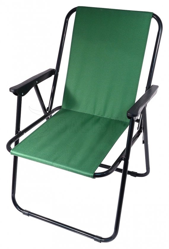 Chaise de camping pliante Bern verte