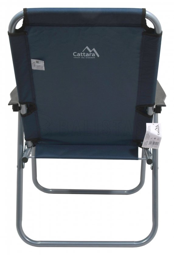 Chaise de camping pliante Lyon bleu foncé