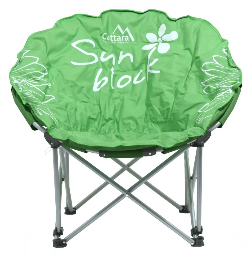 Chaise de camping pliante Flowers verte