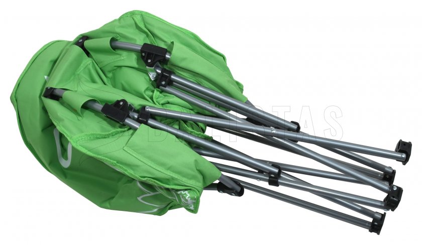 Chaise de camping pliante Flowers verte