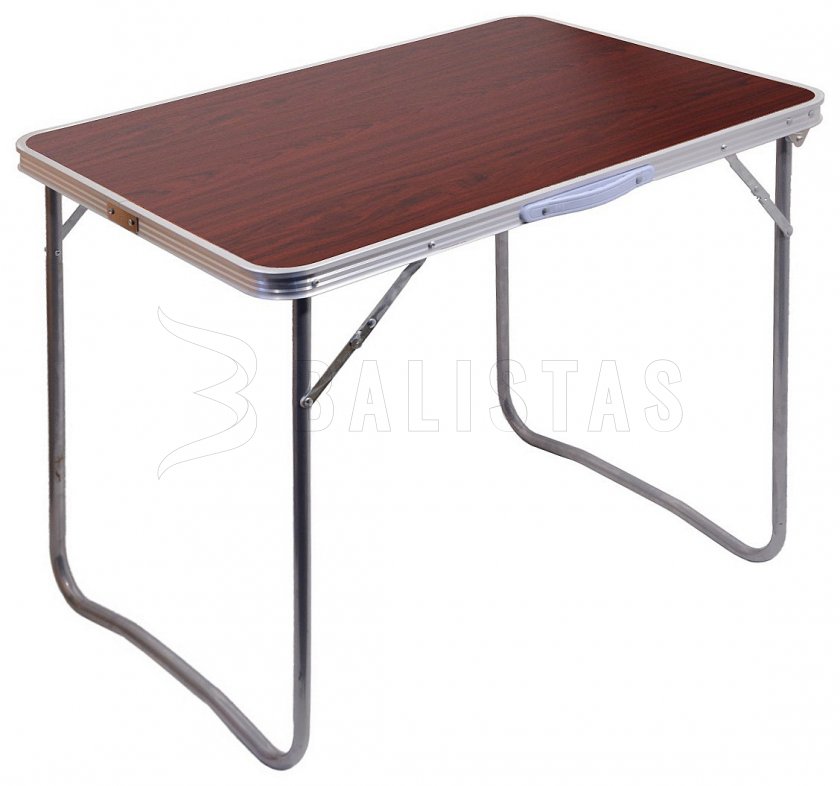 Table de camping pliant Balaton marron