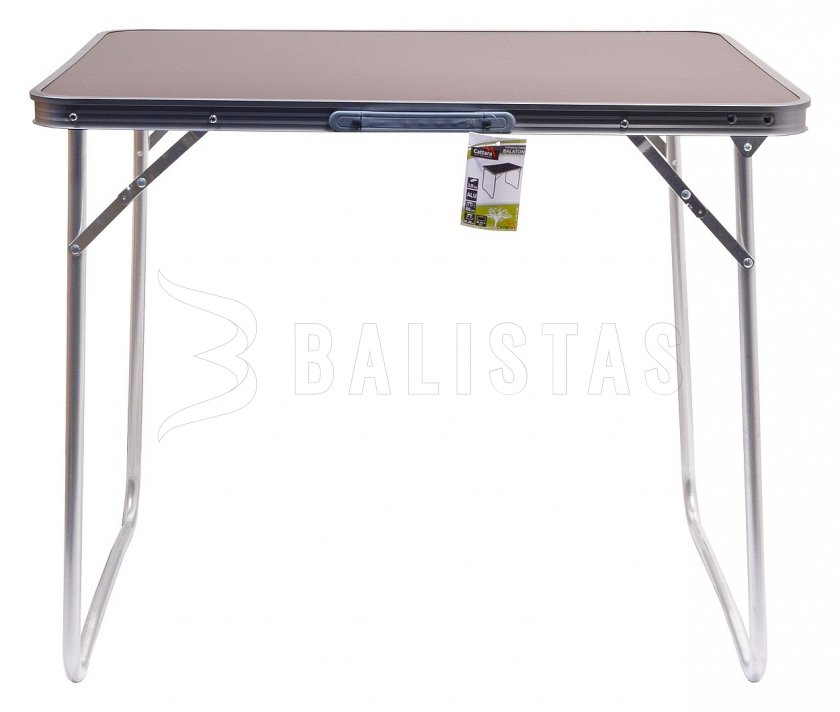Table de camping pliant Balaton marron