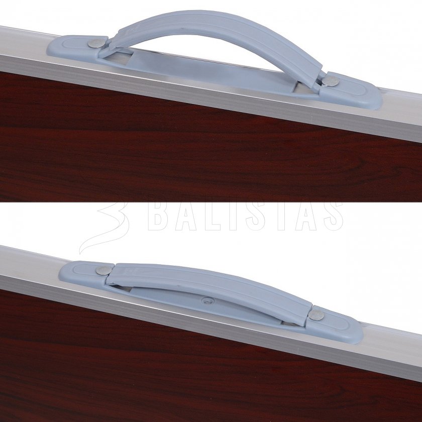 Table de camping pliant Balaton marron