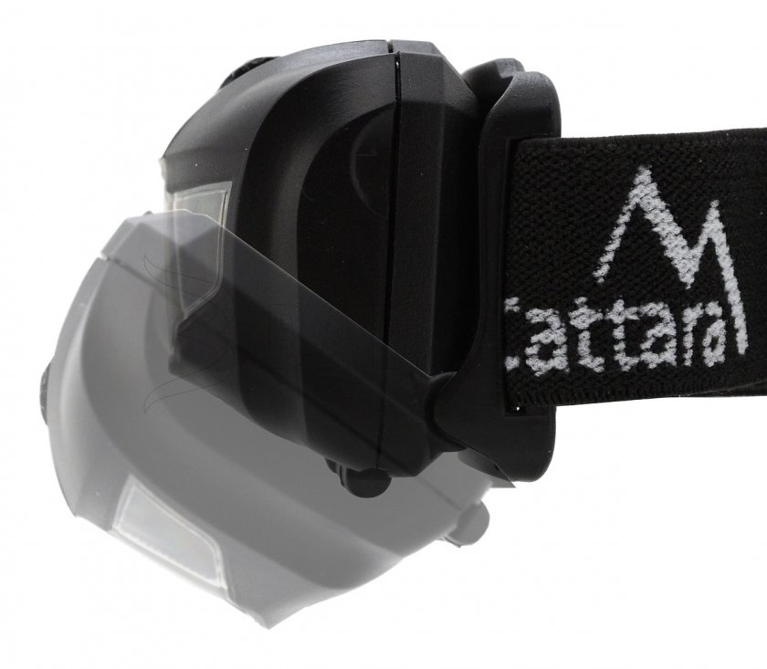 Lampe frontale LED 80 lm noire