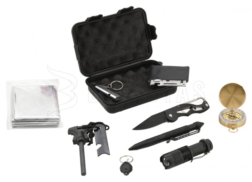 SOS kit de survie 10 pièces