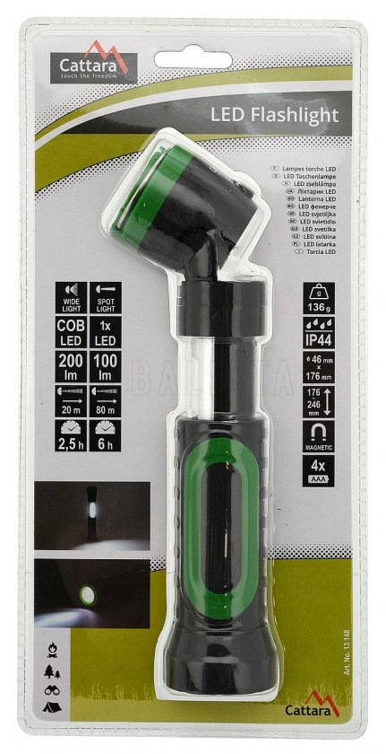 Lampe LED 100/200 lm Camping extensible