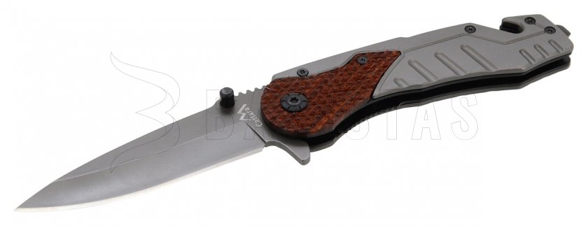 Vouwmes Wood met vergrendeling 21 cm
