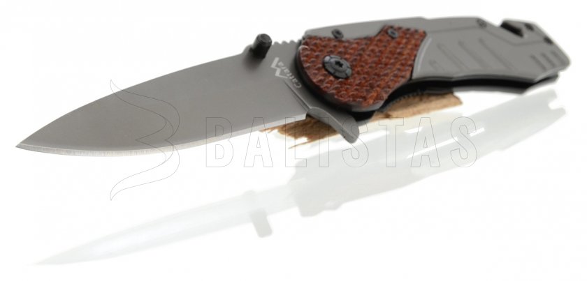 Vouwmes Wood met vergrendeling 21 cm