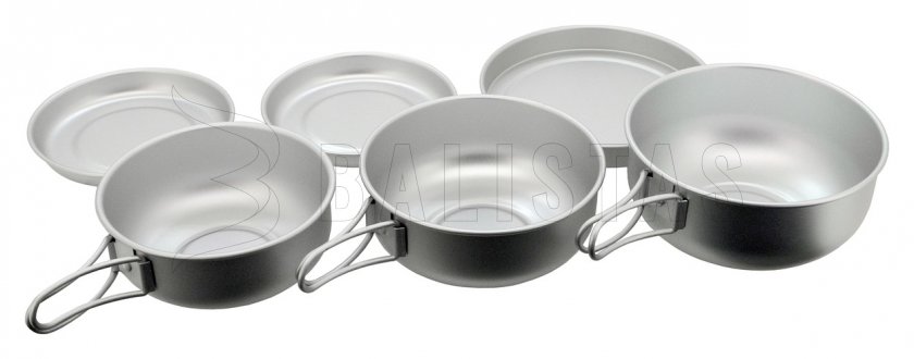 Servies ALU set 6 stuks