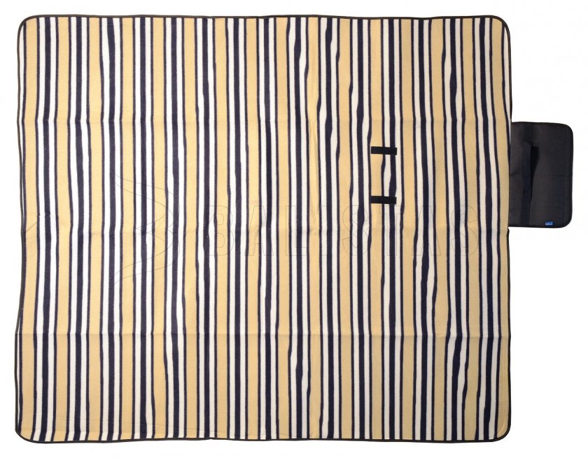 Picknickdeken Fleece 150x135 cm blauw