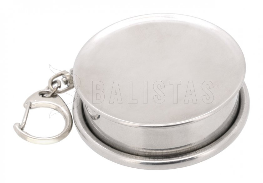 Opvouwbare roestvrijstalen beker 60 ml