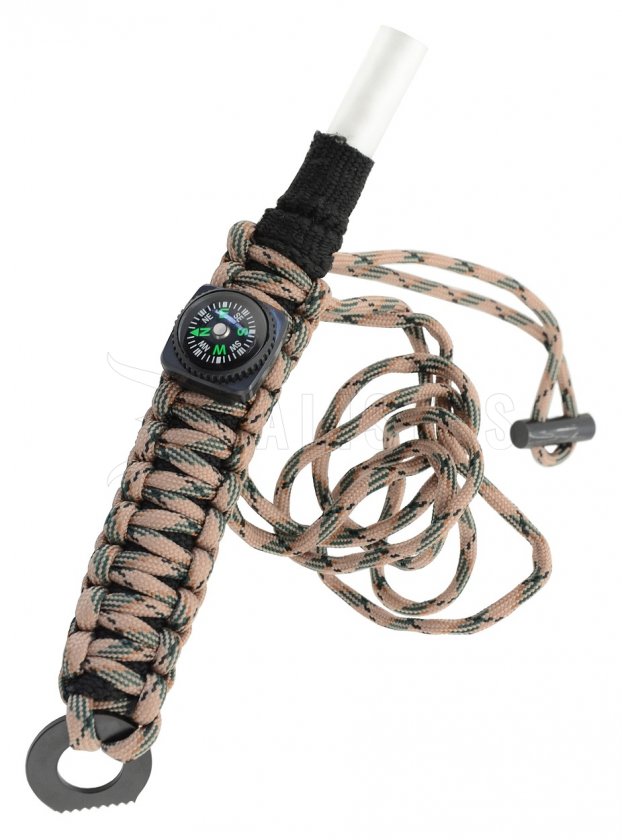 Outdoor armband met kompas en accessoires