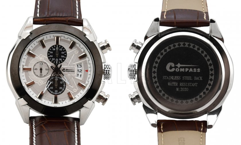 Montre Chrono White Compass