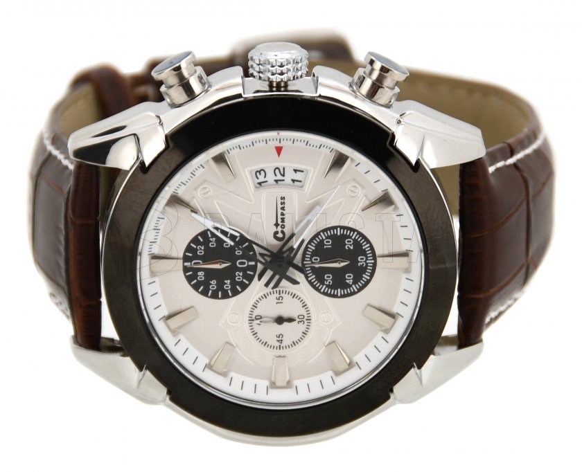 Montre Chrono White Compass