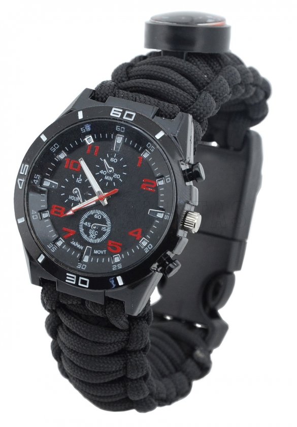 Outdoor horloge met thermometer