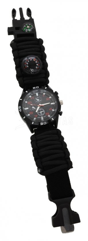 Outdoor horloge met thermometer