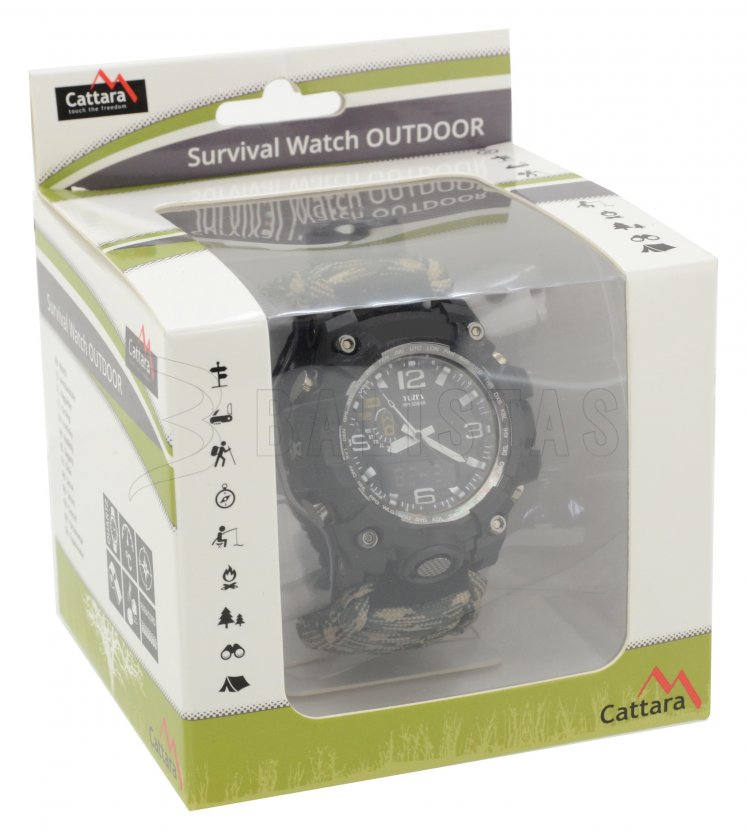 Outdoor horloge met thermometer Waterproof