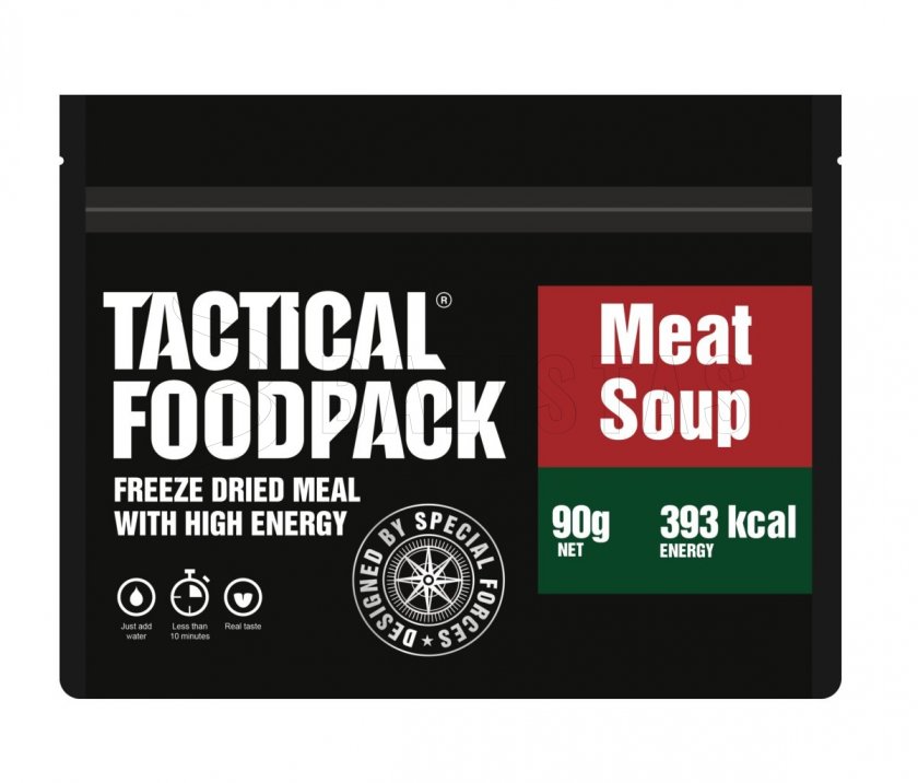 Repas déshydraté - soupe de viande Tactical Foodpack