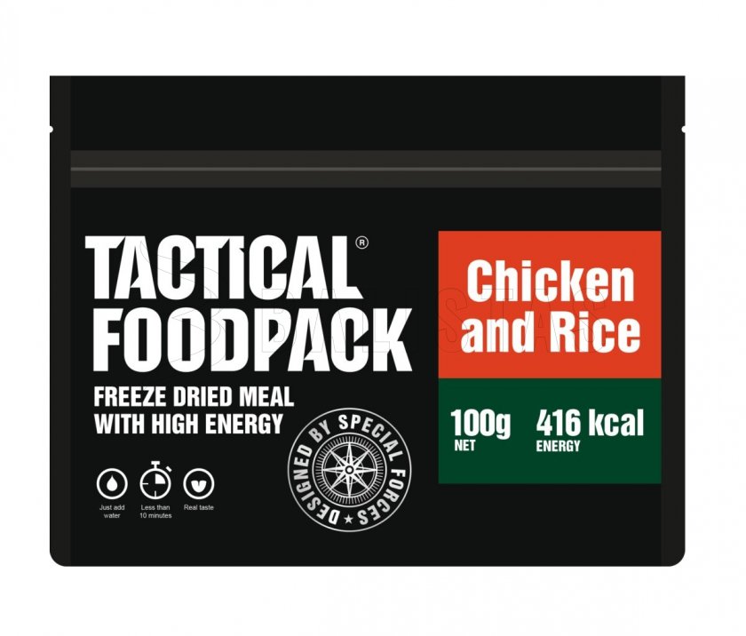 Plat cuisiné déshydraté - riz au poulet Tactical Foodpack