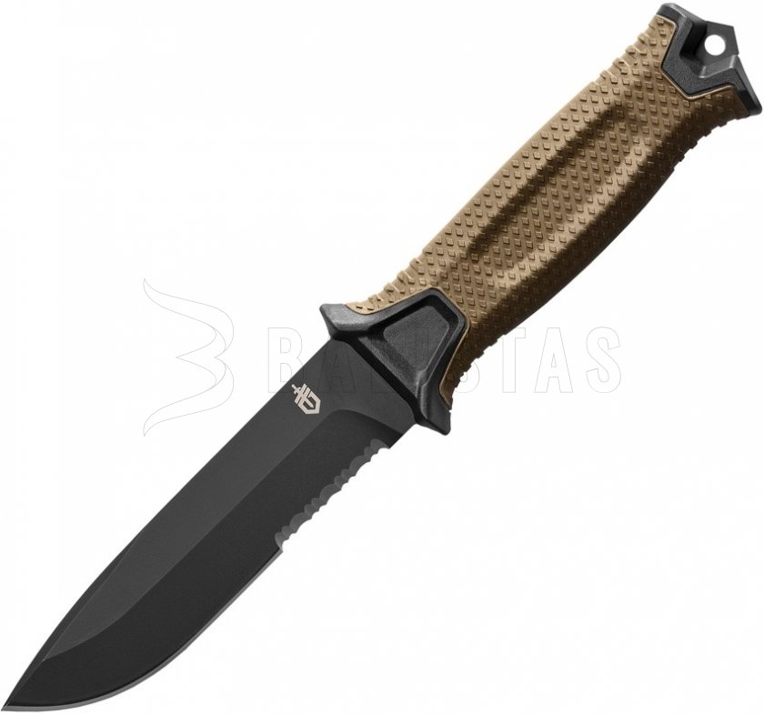 Couteau Gerber StrongArm Coyote à lame mixte