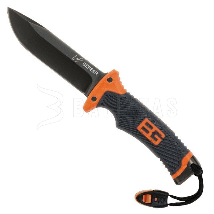 Mes Gerber Bear Grylls Ultimate Knife FE met glad lem