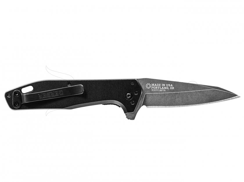 Vouwmes Gerber Fastball zwart GB
