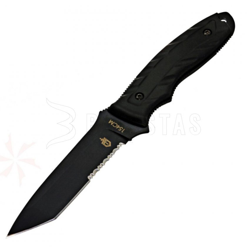Gevechtsmes Gerber CFB, Tanto, zwart
