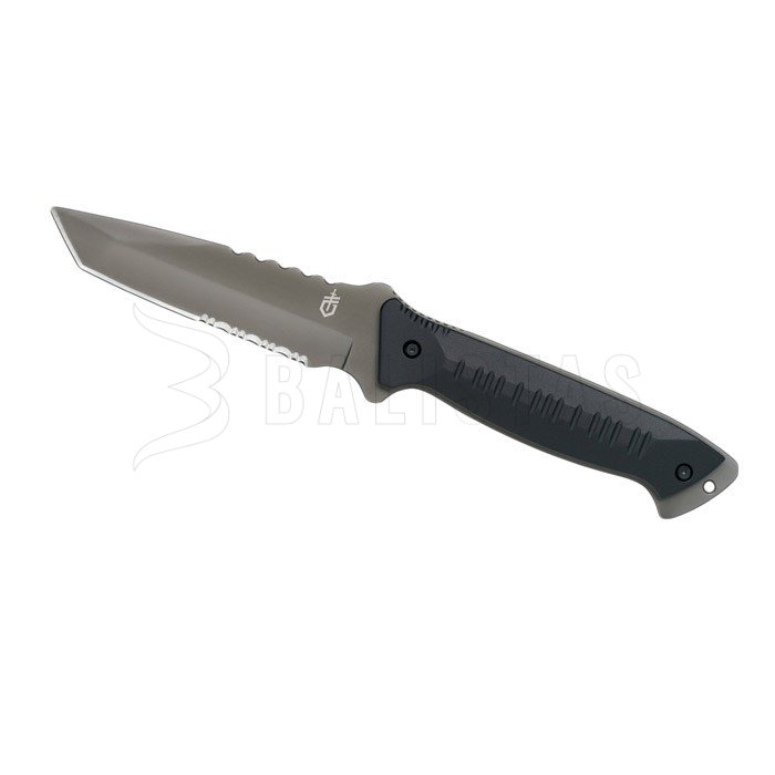 Mes Gerber Warrant Tanto, gecombineerd lemmet