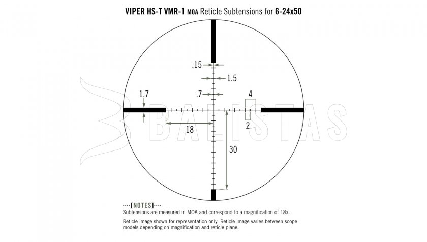 Richtkijker Vortex Viper HST 6-24x50 AO VMR-1