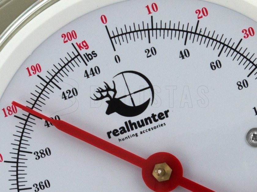 RealHunter balance analogique suspendue jusqu’à 200 kg