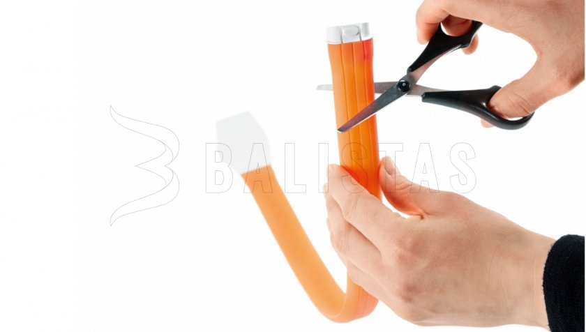 Svítící halsband Hunter Yukon LED 20-63cm oranje
