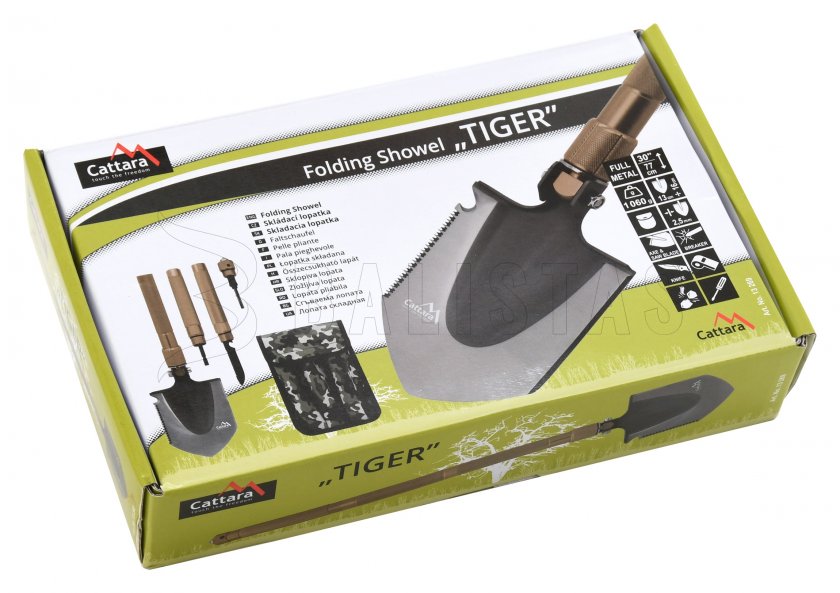 Pelle pliante multifonction Cattara TIGER 77cm