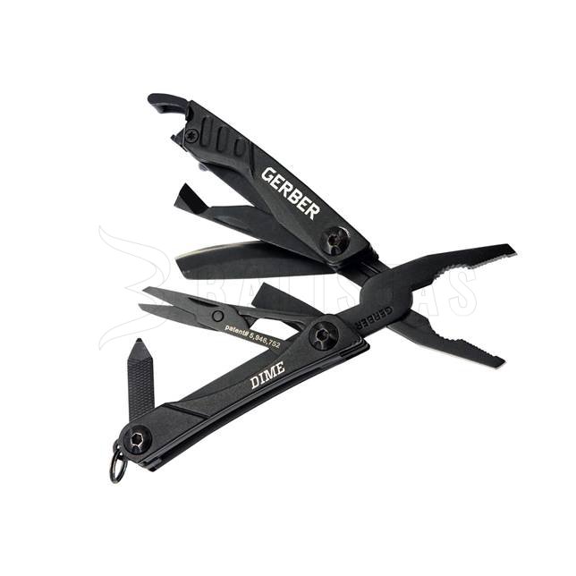 Multifunctionele tang Gerber Dime zwart