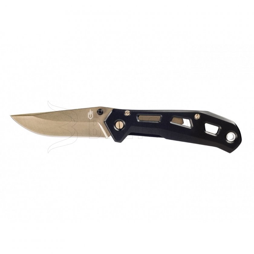 Set Gerber Mes Airlift Black + Portemonnee Barbill Wallet Black